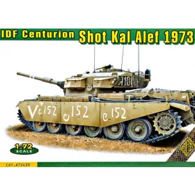   ACE IDF Centurion Shot Kal Alef 1973 – harckocsi makett 1:72