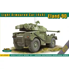   ACE Eland-90 Light Armoured Car (4x4) – páncélautó makett 1:72