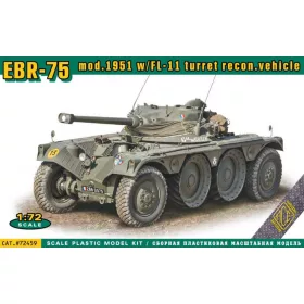   ACE EBR-75 mod.1951 w/FL-11 turret recon. vehicle – páncélautó makett 1:72