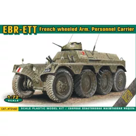   ACE EBR-ETT French weeled Arm. Personnel Carrier – páncélozott szállító harcjármű makett 1:72