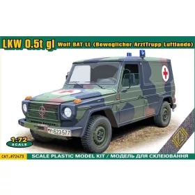 ACE LKW 0.5t GL Wolf BAT LL – teherautó makett 1:72
