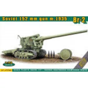   ACE BR-2 Soviet 152mm heavy gun m.1935 – tüzérségi löveg makett 1:72