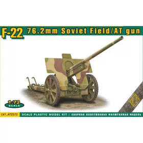   ACE F-22 Soviet 76.2mm Soviet field/AT gun – tüzérségi löveg makett 1:72
