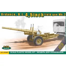   ACE BL 4,5-inch field gun Mk.2 – tüzérségi löveg makett 1:72