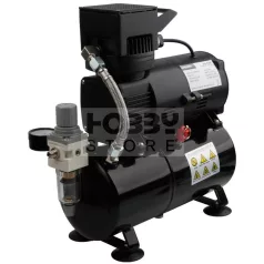   FENGDA Premium Mini airbrush compressor- Mini csendes - egyhengeres airbrush kompresszor dupla hűtéssel AG-426