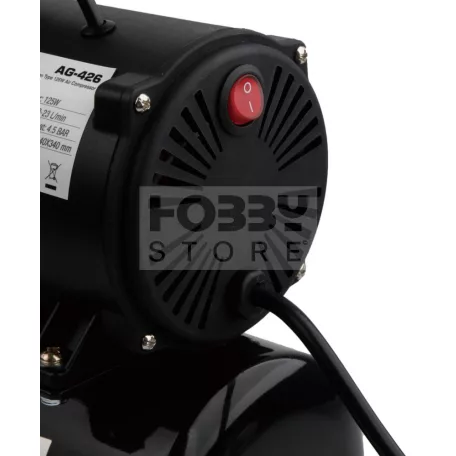 FENGDA Premium Mini airbrush compressor- Mini csendes - egyhengeres airbrush kompresszor dupla hűtéssel AG-426