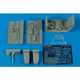   Aires Bf 109G-10 Cockpit Set für Hasegawa Bausatz - cockpitkészlet