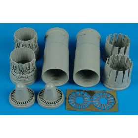   Aires EF 2000A early exhaust nozzles (TRU) - hajtómű-fúvócsövek, korai változat