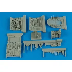 Aires A6M2b Zero cockpit set for Tamiya - cockpitkészlet