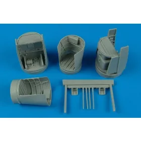   Aires Heinkel He 219A-7 main wheel bays für Tamiya Bausatz - futóműakna