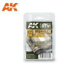   AK-Interactive DUST EFFECTS AND WHITE SPIRIT SET - koszoló szett AK060