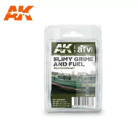   AK-Interactive SLIMY AND FUEL EFFECTS SET - koszoló szett AK063