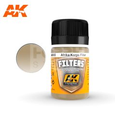   AK-Interactive LIGHT BROWN FOR DESERT YELLOW (AFRIKA KORPS FILTER) 35 ml AK065