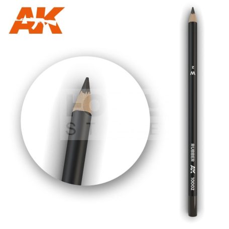AK-Interactive Weathering Pencil - RUBBER- Gumi színű akvarell ceruza - AK10002
