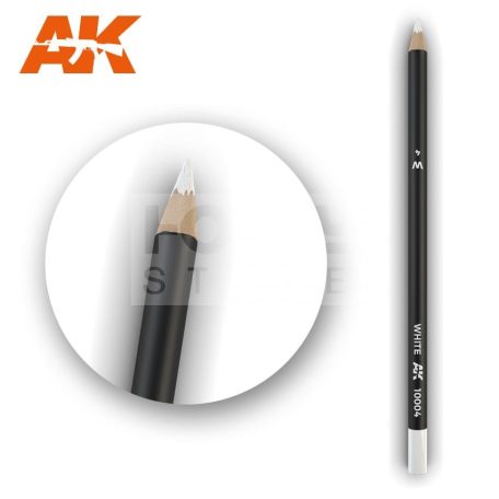 AK-Interactive Weathering Pencil - WHITE- Fehér színű akvarell ceruza - AK10004
