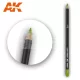 AK-Interactive Weathering Pencil - LIGHT GREEN - Világoszöld színű akvarell ceruza - AK10007