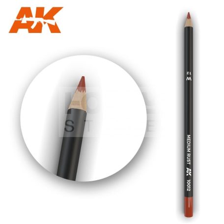 AK-Interactive Weathering Pencil - MEDIUM RUST - Rozsda színű akvarell ceruza - AK10012