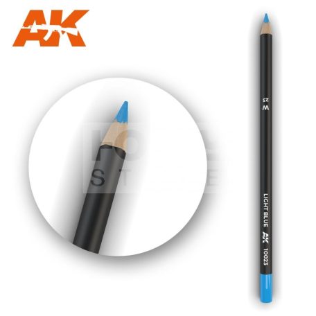AK-Interactive Weathering Pencil - LIGHT BLUE - Világoskék színű akvarell ceruza - AK10023