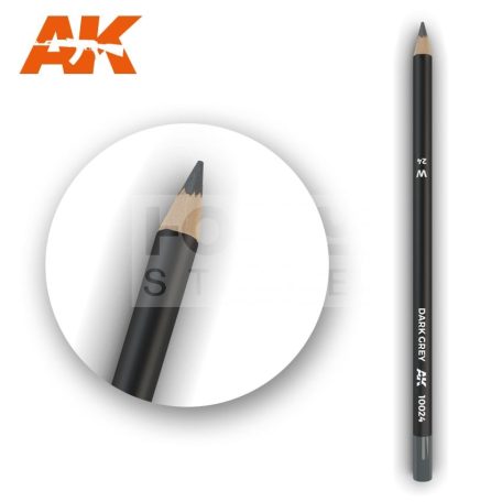 AK-Interactive Weathering Pencil - DARK GREY - Sötétszürke színű akvarell ceruza - AK10024