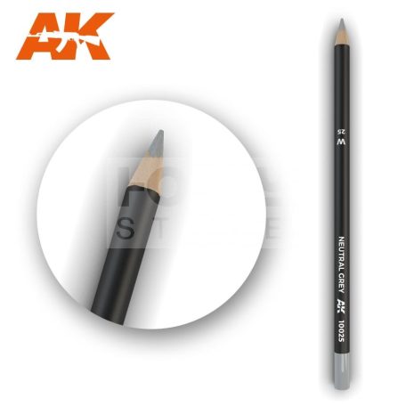 AK-Interactive Weathering Pencil - NEUTRAL GREY - Szürke színű akvarell ceruza - AK10025