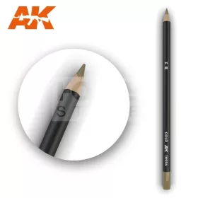   AK-Interactive Weathering Pencil - GOLD - Arany színű akvarell ceruza - AK10034
