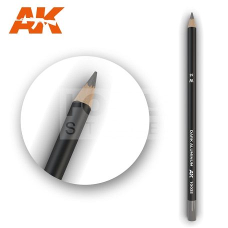 AK-Interactive Weathering Pencil - DARK ALUMINIUM - Sötét alumínium színű akvarell ceruza - AK10035