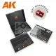 AK-Interactive Weathering Pencil - DELUXE EDITION BOX akvarell ceruza szett 37 darabos - AK10047