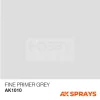 AK Interactive FINE PRIMER GREY SPRAY - szürke alapozó spray makettezéshez 400 ml AK1010