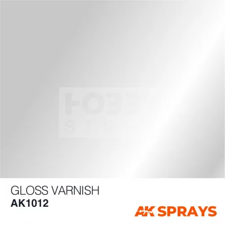 AK Interactive GLOSS VARNISH SPRAY - Fényes lakk spray makettezéshez 400 ml AK1012