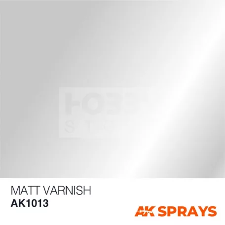AK Interactive MATT VARNISH SPRAY - matt lakk spray makettezéshez 400 ml AK1013