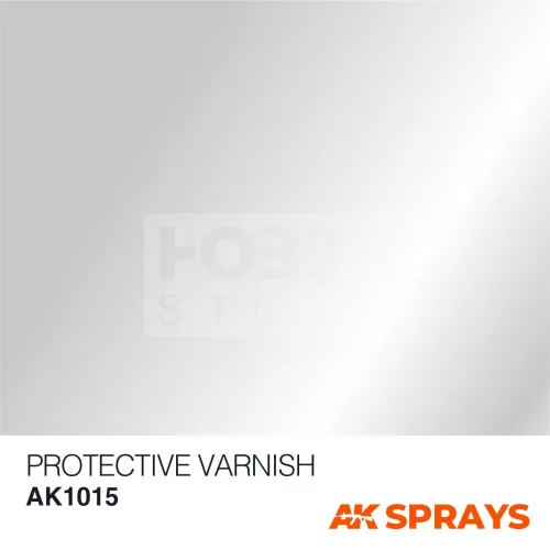AK Interactive PROTECTIVE VARNISH SPRAY - Védő lakk lakk spray makettezéshez 400 ml AK1015
