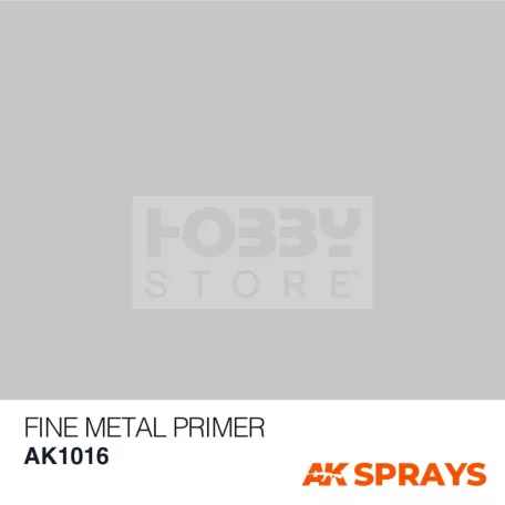 AK Interactive FINE METAL PRIMER SPRAY - Metál alapozó spray makettezéshez 150 ml AK1016