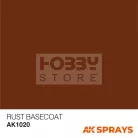 AK Interactive RUST BASECOAT SPRAY - alapozó spray makettezéshez 150 ml AK1020