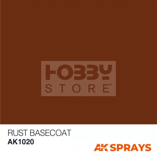 AK Interactive RUST BASECOAT SPRAY - alapozó spray makettezéshez 150 ml AK1020