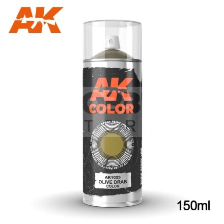 AK Interactive OLIVE DRAB COLOR SPRAY - spray makettezéshez 150 ml AK1025