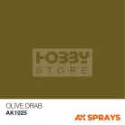 AK Interactive OLIVE DRAB COLOR SPRAY - spray makettezéshez 150 ml AK1025