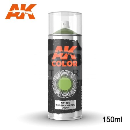 AK Interactive RUSSIAN GREEN COLOR SPRAY - Orosz zöld spray makettezéshez 150 ml AK1026