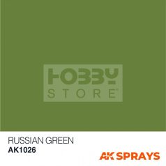   AK Interactive RUSSIAN GREEN COLOR SPRAY - Orosz zöld spray makettezéshez 150 ml AK1026