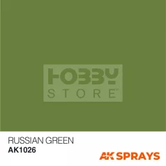   AK Interactive RUSSIAN GREEN COLOR SPRAY - Orosz zöld spray makettezéshez 150 ml AK1026