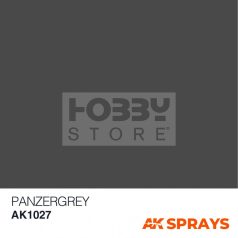   AK Interactive PANZERGREY DUNKEL GRAU COLOR SPRAY - sötétszürke spray makettezéshez 150 ml AK1027