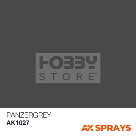 AK Interactive PANZERGREY DUNKEL GRAU COLOR SPRAY - sötétszürke spray makettezéshez 150 ml AK1027