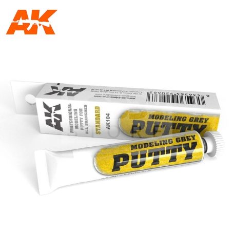 AK-Interactive MODELING GREY PUTTY (Standard) - tömítőpaszta makettezéshez AK104