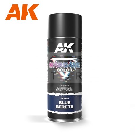 AK Interactive BLUE BERETS SPRAY - spray makettezéshez 400 ml AK1051