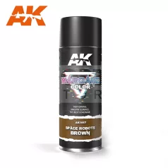   AK Interactive SPACE ROBOTS BROWN SPRAY - spray makettezéshez 400 ml AK1057