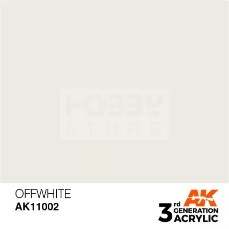 AK-Interactive - Acrylics 3rd generation Offwhite 17ml - akrilfesték AK11002