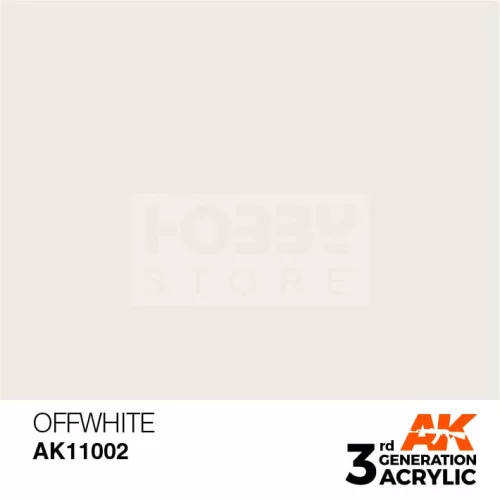AK-Interactive - Acrylics 3rd generation Offwhite 17ml - akrilfesték AK11002