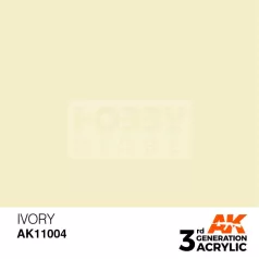  AK-Interactive - Acrylics 3rd generation Ivory 17ml - akrilfesték AK11004