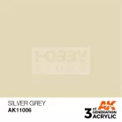 AK-Interactive - Acrylics 3rd generation Silver Grey 17ml - akrilfesték AK11006