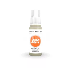   AK-Interactive - Acrylics 3rd generation Rock Grey 17ml - akrilfestékAK11007