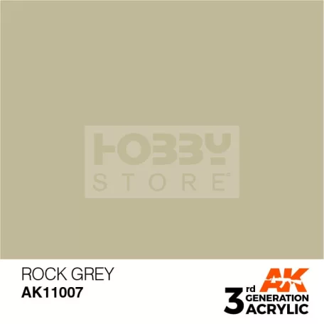 AK-Interactive - Acrylics 3rd generation Rock Grey 17ml - akrilfestékAK11007